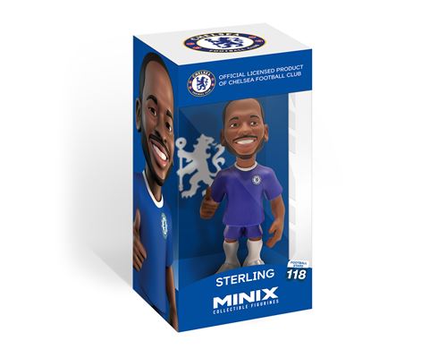 Minix - Football Stars #118 - Figurine PVC 12 cm - Chelsea - Sterling 17