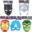 Masque Super Héros Marvel Avengers Modèle aléatoire_0