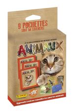 Jeu de cartes Panini Animaux Blister 9 Pièces