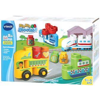 Jeu de construction Vtech Bla Bla Blocks Mes Premiers Véhicules