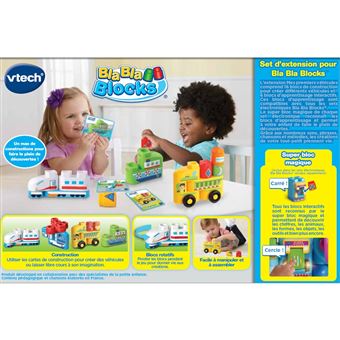 Jeu de construction Vtech Bla Bla Blocks Mes Premiers Véhicules