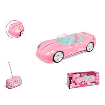 Voiture Télécommandée Barbie Dream Car - Voiture Rose RC 2,4 GHz Avec Lumières, Pour 2 Poupées Barbie - 38,1 Cm - Jouet Officiel