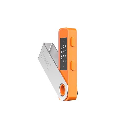 Cryptowallet Ledger Nano Plus Orange BTC