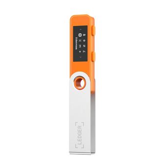 Cryptowallet Ledger Nano Plus Orange BTC