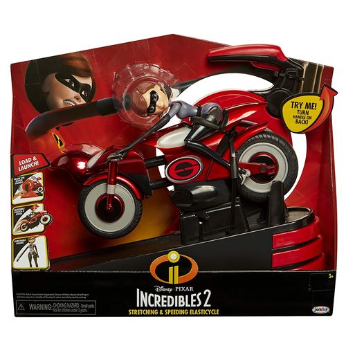 Figurine Jakks Pacific Les Indestructibles 2 Elastigirl et sa moto