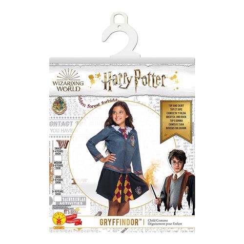 Déguisement top et jupe Harry Potter Gryffondor Taille 7-8 ans