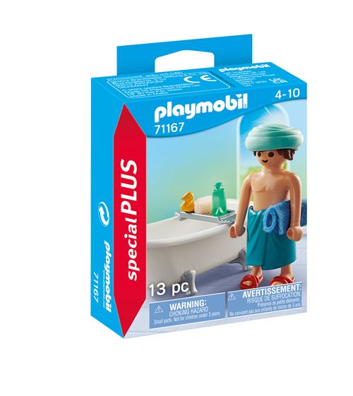 Playmobil Special Plus 71167 Homme et Baignoire