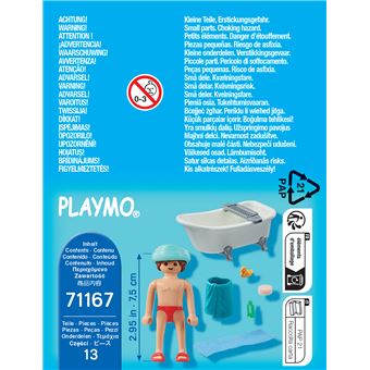 Playmobil Special Plus 71167 Homme et baignoire
