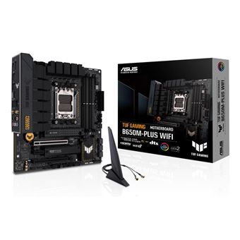 Asus Motherboard TUF GAMING AMD B650M-PLUS WIFI Micro-ATX Sockel AM5 AMD B650-Chipsatz - 1
