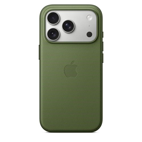 Coque Apple en tissage technique avec MagSafe vert pour iPhone 17 Pro