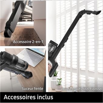 Aspirateur balai Samsung Bespoke AI jet Ultra VS90F40EEK 1050 W Noir