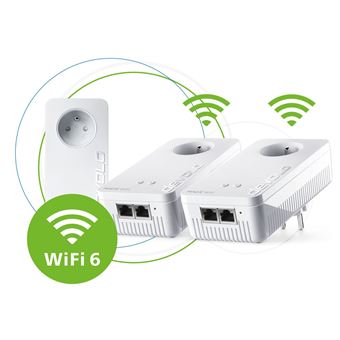 Kit Multiroom 2 adaptateurs CPL Devolo Magic 2 WiFi 6 Bi-bande Blanc