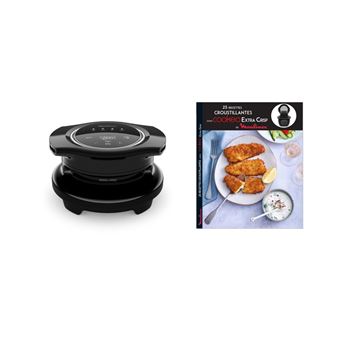 Mijoteur Moulinex Cookéo+ YY4886FB avec couvercle Extra Crisp Livre recettes et Moule Blanc Silver