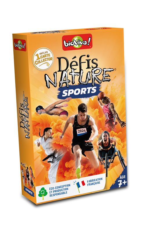 Jeu Classique Bioviva 660679 – Défis Nature : Sports, 2 à 6 Joueurs, Dès 7 Ans