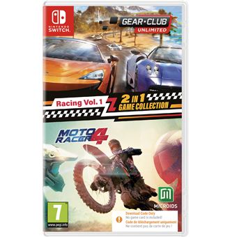 RACING VOL.1 - 2 JEUX EN 1 (Gear Club Unlimited + Moto Racer 4) CIAB SWITCH