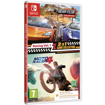 RACING VOL.1 - 2 JEUX EN 1 (Gear Club Unlimited + Moto Racer 4) CIAB SWITCH