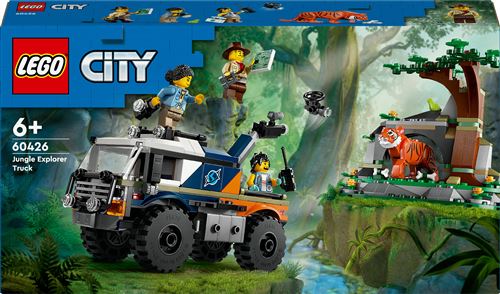 Acheter LEGO® City 60426 Le camion tout-terrain de l’explorateur de la jungle État correct - 44,84 € LEGO® City 60426 Le camion tout-terrain de l’explorateur de la jungle État correct - Lego City reconditionné disponible sur Fnac