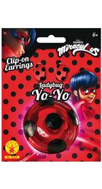 Kit accessoires Yoyo avec boucle d'oreilles Miraculous Ladybug