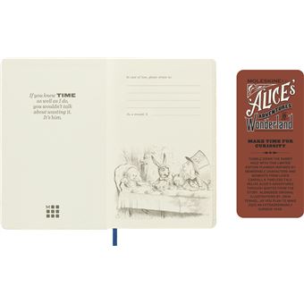 Agenda scolaire Moleskine 2022 2023 Semainier Alice format de poche Bleu