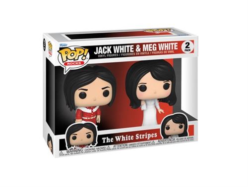 Figurine Funko Pop Rocks Jack White and Meg White The White Stripes