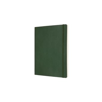 Carnet classique très grand format ligné Moleskine couverture souple Vert