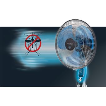 Ventilateur Anti-moustiques Rowenta Mosquito Protect - 3 Vitesses, Oscillation, Hauteur Réglable - Protection Longue Durée Ventilateur Brumisateur Intégré Ventilateur Anti-moustiques Rowenta Mosquito Protect - 3 Vitesses, Oscillation, Hauteur Réglable - Protection Longue Durée Ventilateur Brumisateur Intégré