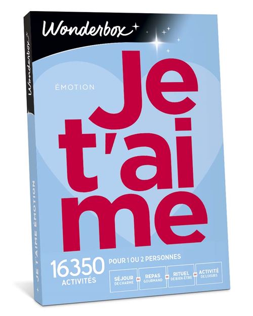 Coffret Cadeau Wonderbox Love Emotion Coffret Cadeau Achat Prix Fnac