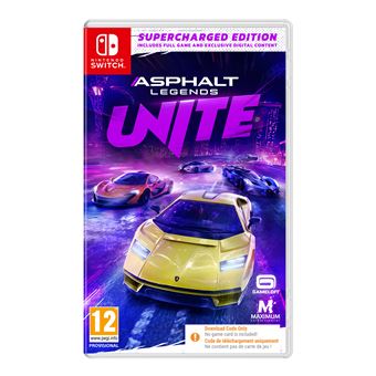 Asphalt Legends Unite Supercharged Edition Code in a box Nintendo Switch