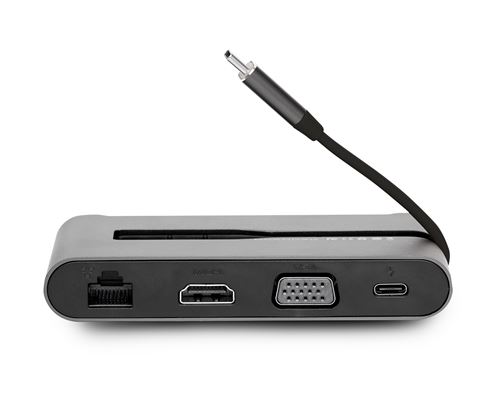 Station mobile USB-C 7 en 1 Urban Factory TCM15UF avec Mode Pass-Thru 100 W Gris sidéral