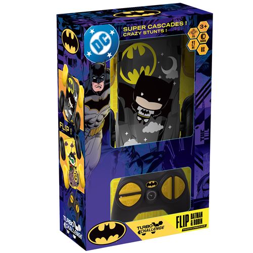 Turbo Challenge Flip Batman vs Robin Voiture RC double face - vue 2