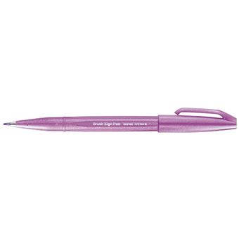 Stylo Feutre Pentel Brush Sign Pen Mauve