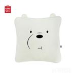 Oreiller et couverture 2 en 1 Miniso We Bare Bears Ice Bear