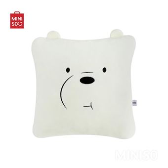 Oreiller et couverture 2 en 1 Miniso We Bare Bears Ice Bear