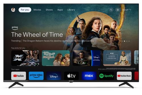 TV LED Sharp 50GL4060E 126 cm 4K UHD 2024 - État correct Sharp sur Fnac