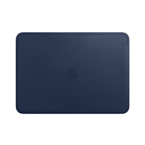 Housse En Cuir Apple Bleu Nuit Pour MacBook Pro 13"