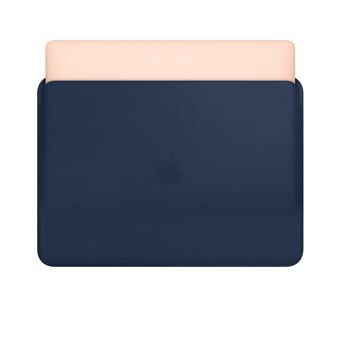 Housse en cuir pour macbook 12 pouces - bleu nuit APP0190198491022