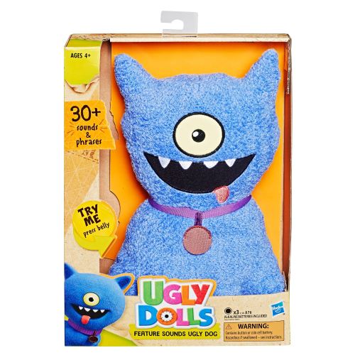 Peluche insolite Ugly Dolls Feature Sounds Dog