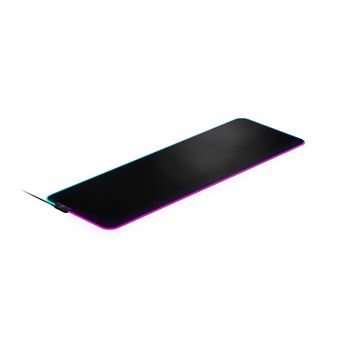 Tapis de souris gamer SteelSeries QcK Prism Tissu XL Noir - 1