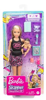 Poupée Amie de Skipper Barbie Blonde Bébé et 4 accessoires