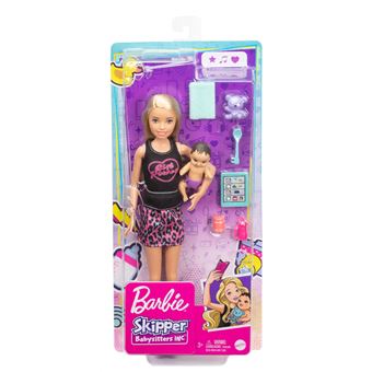 Poupee Amie De Skipper Barbie Blonde Bebe Et 4 Accessoires Poupee Achat Prix Fnac