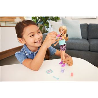Poupée Amie de Skipper Barbie Blonde Bébé et 4 accessoires