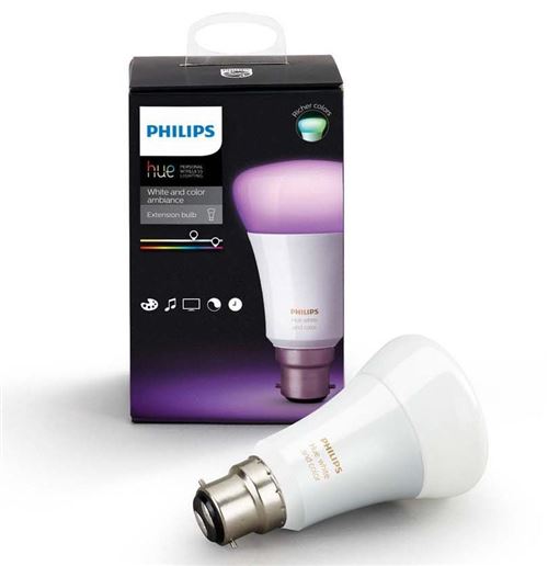 Ampoule connectée Philips Hue LED 10W A19 B22