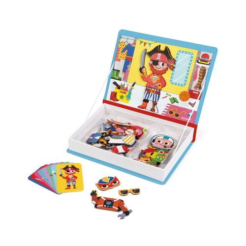 Jeu Janod Magnéti’Book Déguisement Garçon 36 Magnets Bleu