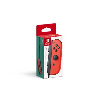 Manette droite sans fil Bluetooth Nintendo Joy-Con Rouge néon