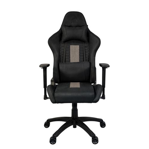 Chaise gaming Corsair TC100 RELAXED Gaming - Fabric - Gris/Noir