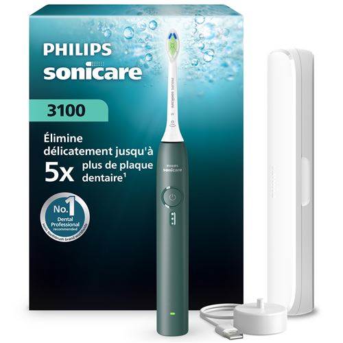 Brosse à Dents Électrique Philips Sonicare Series 3000 Hx4033/26 Vert