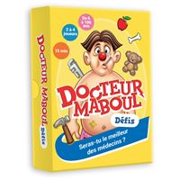 Hasbro Docteur Maboul - Jeu de Societe Docteur Maboul - Jeu Educatif +  Piles alcalines AA Duracell Plus, 1,5V LR6 MN1500, Paquet de 12