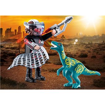 Playmobil Duo 70693 Braconnier et Vélociraptor