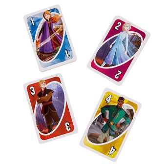 Jeu de cartes Mattel Uno Disney La Reine des Neiges 2