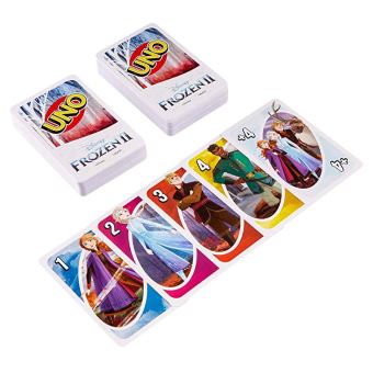 Jeu de cartes Mattel Uno Disney La Reine des Neiges 2